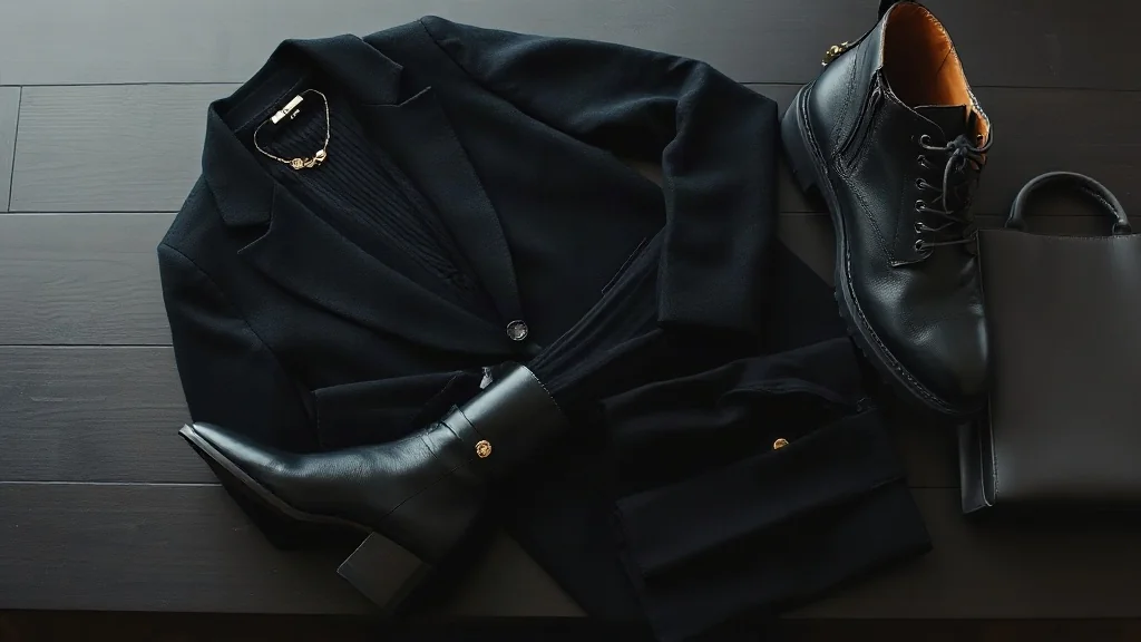 Jak nosić total black look? Zestawy do biura i na miasto